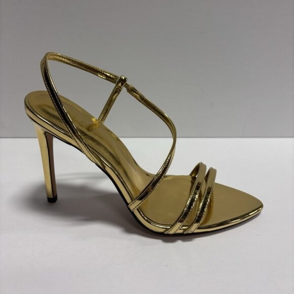Aldo Women’s Twila, Gold Ankle Strap Sandals, Size 8 M - Picture 1 of 6